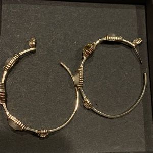 Kendra Scott Hoop Earrings (one broken)